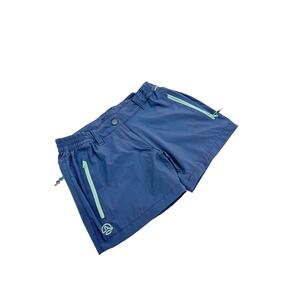 Ternua Shorts Women Small Blue Shellstretch Hiking Outdoor Performance 0167